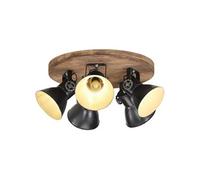 vidaXL Plafonnier 25 W noir 50x50x25 cm E27, lampe, lumière, lumière de couloir, lustre, lumière de chambre, plafonnier de salon Noir