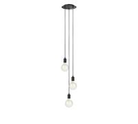 Plafonnier 3 lampes culot E27 métal noir - Markslojd - Sky