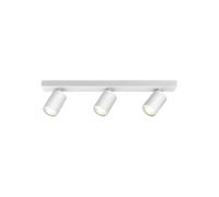 Plafonnier 3 spots saillies BETA-U1 Alu GU10 3x35W Blanc