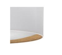 Plafonnier 96w Tania Blanc/Bois Clair 14x60x60 Cm 7488lm 3000k,4000k,6500k
