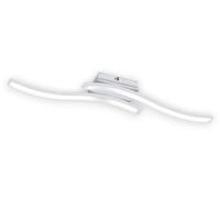 Plafonnier à 2 bandes LED blanches, élégant et moderne, pour intérieur, 5 W, Route - Blanc mat