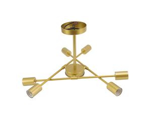 plafonnier à 6 lumières,Plafonnier semi-encastré à 6 lumières,Plafonnier semi-encastré à 6 lumières,Lustre moderne Sputnik,Plafonnier industriel,Plafond lumineux