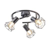 Plafonnier à intensité variable spot cocarde lampe à télécommande dans un ensemble comprenant des lampes à LED RVB