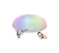 Plafonnier à LED RVBB 24 W avec haut-parleur et fonction bluetooth