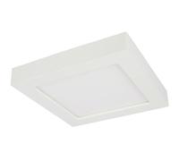 Plafonnier à panneau apparent plafonnier éclairage de couloir lampe de salon, dimmable CCT lumière du jour, blanc, LED 16W 1250Lm blanc chaud-blanc froid, LxlxH 17,2x17,2x3,5cm