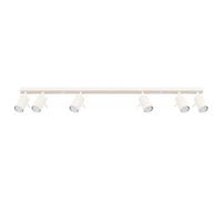Plafonnier Acier Beige GU10 6 Ring