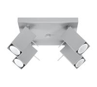 Sollux Lighting Merida plafonnier 4x40 W gris SL.0458