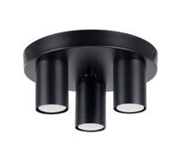 Sollux Lighting Lagos plafonnier 3x10 W noir SL.1466