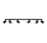 Sollux Lighting Merida plafonnier 6x40 W noir SL.0460