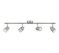 Plafonnier ajustable PHILIPS - 4 spots - GU10 - métal - 93503 G