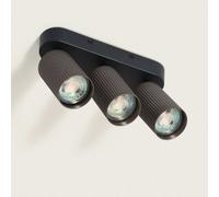 Plafonnier Aluminium Aritz 3 Spots Blanc