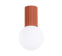 Plafonnier Aluminium Ocre Rouge G9 1 Halo