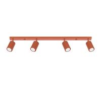 Plafonnier Aluminium Ocre Rouge GU10 4 Karbon Line