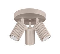 Sollux lighting Plafonnier spot 3 lumières - Beige