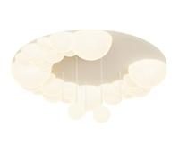 Plafonnier américain pour Chambre d'enfant, 3 Couleurs, Moderne, pour Chambre de Fille, Lustre en métal de 50 cm, éclairage Rond pour Chambre à Coucher avec Boules/Circulaire