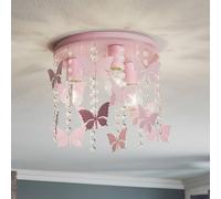 Plafonnier Angelica Eko-Light, dimmable, violet / rose, Chambre d'enfant, Métal, Jeunes / étudiants, Plafonnier