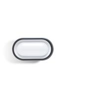 Plafonnier applique LED ovale thermoplastique graphite IP65 18W Sovil Orion 9910