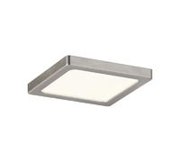 Plafonnier Areo LED carré 5W 8x8cm IP23 nickel Paulmann