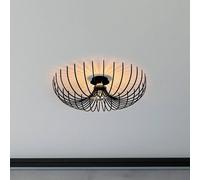 Plafonnier Aspendos N-639 Opviq, dimmable, noir, Salon / Salle à manger, Métal, Plafonnier
