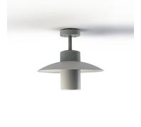 Plafonnier Aubanne N°2 depoli Gris métal 023 - PRADIER 101004023