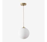 Plafonnier Avec Boule De Verre (Ø19 Cm) Uvol Doré