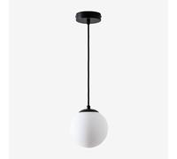 Plafonnier Avec Boule En Verre (Ø12 Cm) Uvol Noir