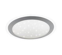 Plafonnier avec ciel étoilé LED plafonnier chambre à coucher LED, métal acrylique, 11W 700Lm blanc chaud, DxH 34x8,5 cm