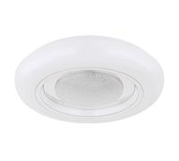 Plafonnier avec télécommande Plafonnier changement de couleur Lumière du jour Cristaux, anneau chromé, RGB LED 18W 710Lm blanc chaud froid, D 39 cm