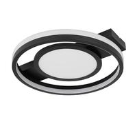 Plafonnier avec télécommande Plafonnier, lampe lumière du jour dimmable, rond, changement de couleur CCT RGB, LED 40W 1200Lm, LxPxH 43x40x6,8 cm