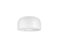 Flos Plafonnier Bellhop Glass C2 HxØ 25.2x45cm Blanc