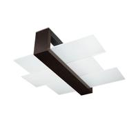 Sollux Lighting Feniks plafonnier 2x60 W bois-marron SL.0074