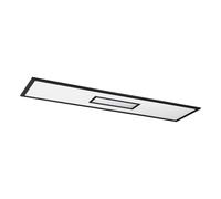 Plafonnier BORDONARA LED 35W en aluminium et acier noir et blanc 1195x295mm