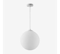 Plafonnier Boule En Verre Uvol Blanc Ø30 Cm