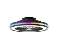 Plafonnier Brilliant palmero 40W RGB 46,5 cm noir