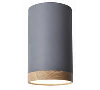 Plafonnier Candellux TUBA LED 9W 4000K 650lm gris/bois