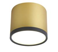 Plafonnier Candellux TUBA LED 9W 4000K doré/noir IP20