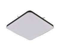 Plafonnier carré Babilon 33cm LED 18W 4000K noir LP