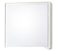 Plafonnier Carré Oban Ip65 En Polycarbonate Blanc Pour Extérieur Et Intérieur, Douille E27 2 X 30 W Max, Indice De Protection Élevé, Code 3225-65-102