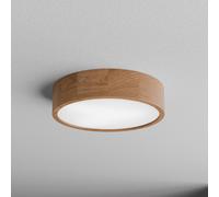 Plafonnier Cleo DR375, IP20, détecteur, Ø 38 cm, bois de chêne DR375 TEMAR LIGHTING, bois clair, Salon / Salle à manger, Bois, Plafonnier