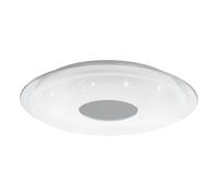 Eglo connect.z Plafonnier LED connecté Lanciano-Z, Ø 45 cm, lampe de | plafond ZigBee, luminaire ciel étoilé contrôlable par appli et commande vocale, blanc chaud - froid, dimmable