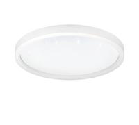 Plafonnier connecté MONTEMORELOS-Z LED 34,5W en aluminium blanc D570mm