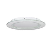 Plafonnier connecté PADROGIANO-Z LED 26,5W en acier blanc D450mm