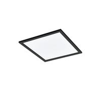 Plafonnier connecté SALOBRENA-Z LED 21,5W en aluminium noir 450x450x50mm