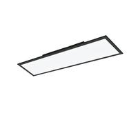 Plafonnier connecté SALOBRENA-Z LED 33,5W en aluminium noir 1200x300x50mm