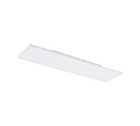 Plafonnier connecté TURCONA-Z LED 3X10,6W en acier et aluminium blanc 1200x300x75mm