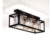 Globo Lighting Mathilde plafonnier 3x40 W noir-fumé 15697-3D