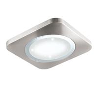 Plafonnier de construction à LED effet cristal chrome mat lampe d'éclairage de chambre à coucher Eglo 97663