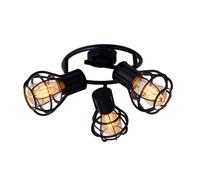 Plafonnier de luxe Projecteur de salon Rondell Spot Lampe à cage réglable Globo 15388-3