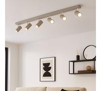 Plafonnier Deckenlampe Cuisine Globo Sable Inclinable 6 Lumières 115 cm