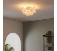 Plafonnier design grappe de 17 verres blancs - Bartali
